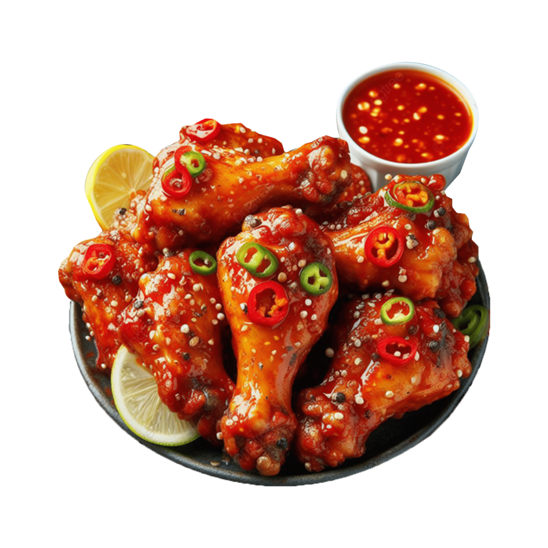 Spicy Chicken Wings (6pcs)